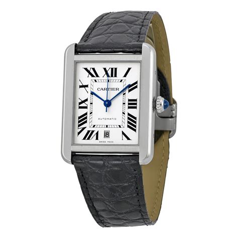 cartier men's tank watch|cartier tank men's automatic.